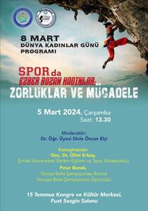 8 Mart Dünya Kadınlar Günü Programı