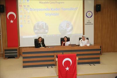 Üniversitemizde “İş Dünyası Kadın Temsilciler” konulu söyleşi programı düzenlendi