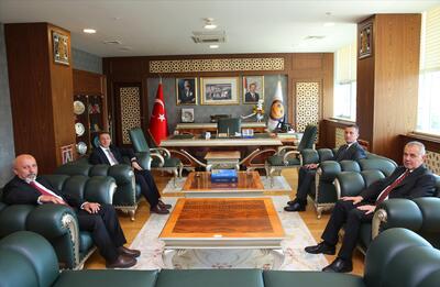 Zaho Üniversitesi Rektörü Prof. Dr. Saeed, Rektörümüzü makamında ziyaret etti